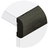 Powerhold LVT Natchez Adjustable Stair Nose 059 - Stonehenge